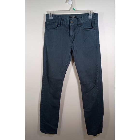 Banana Republic Mens Navy Blue Slim Fit Straight Leg Zip Pants Size 32 x 34 - Picture 1 of 9